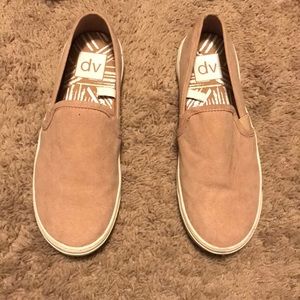 Faux Suede Blush Slip-on